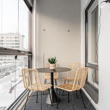 Apartament New 2br With Balcony, Sauna&great Location Tampere